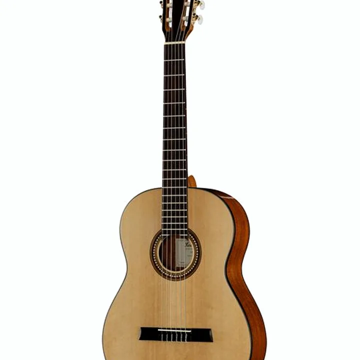 Test completo Höfner HF15-L: guitarra acústica natural sin pastilla