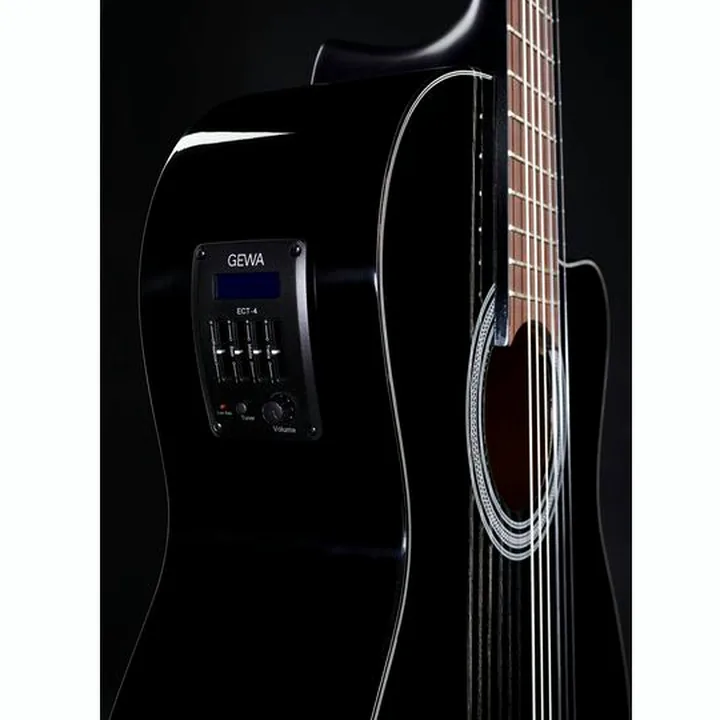 Gewa Student Black 4/4 E-Acoustic